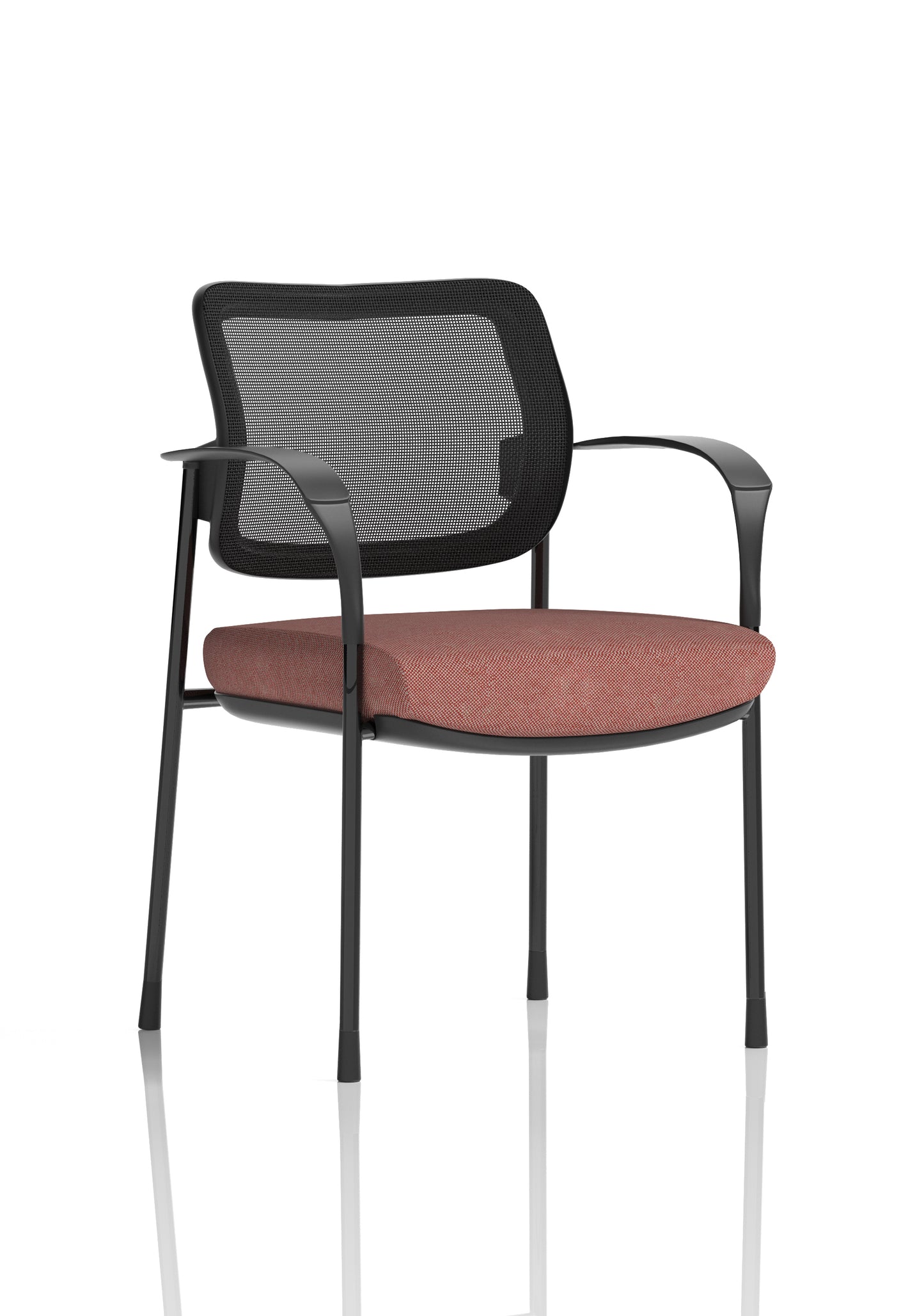 Brunswick Deluxe Medium Back Stacking Visitor Office Chair with Arms (Part 1)