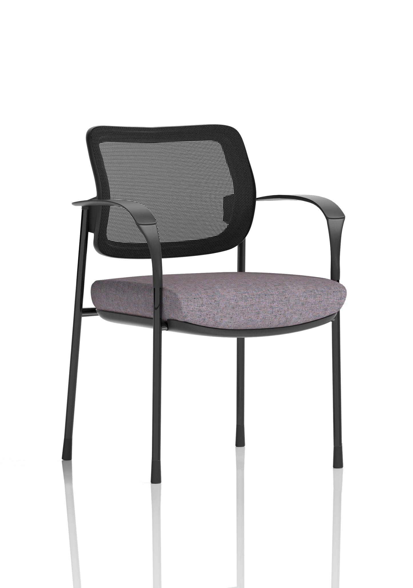 Brunswick Deluxe Medium Back Stacking Visitor Office Chair with Arms (Part 1)