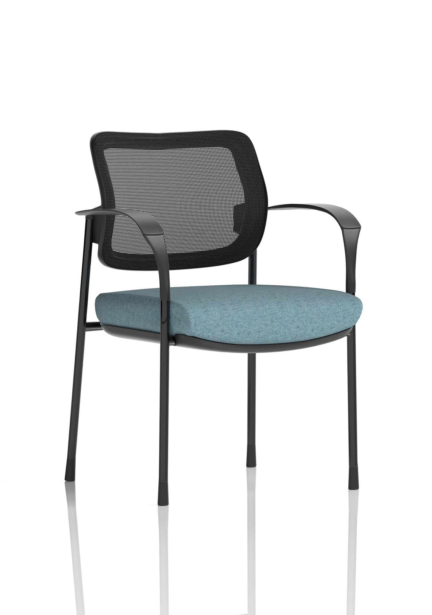 Brunswick Deluxe Medium Back Stacking Visitor Office Chair with Arms (Part 1)