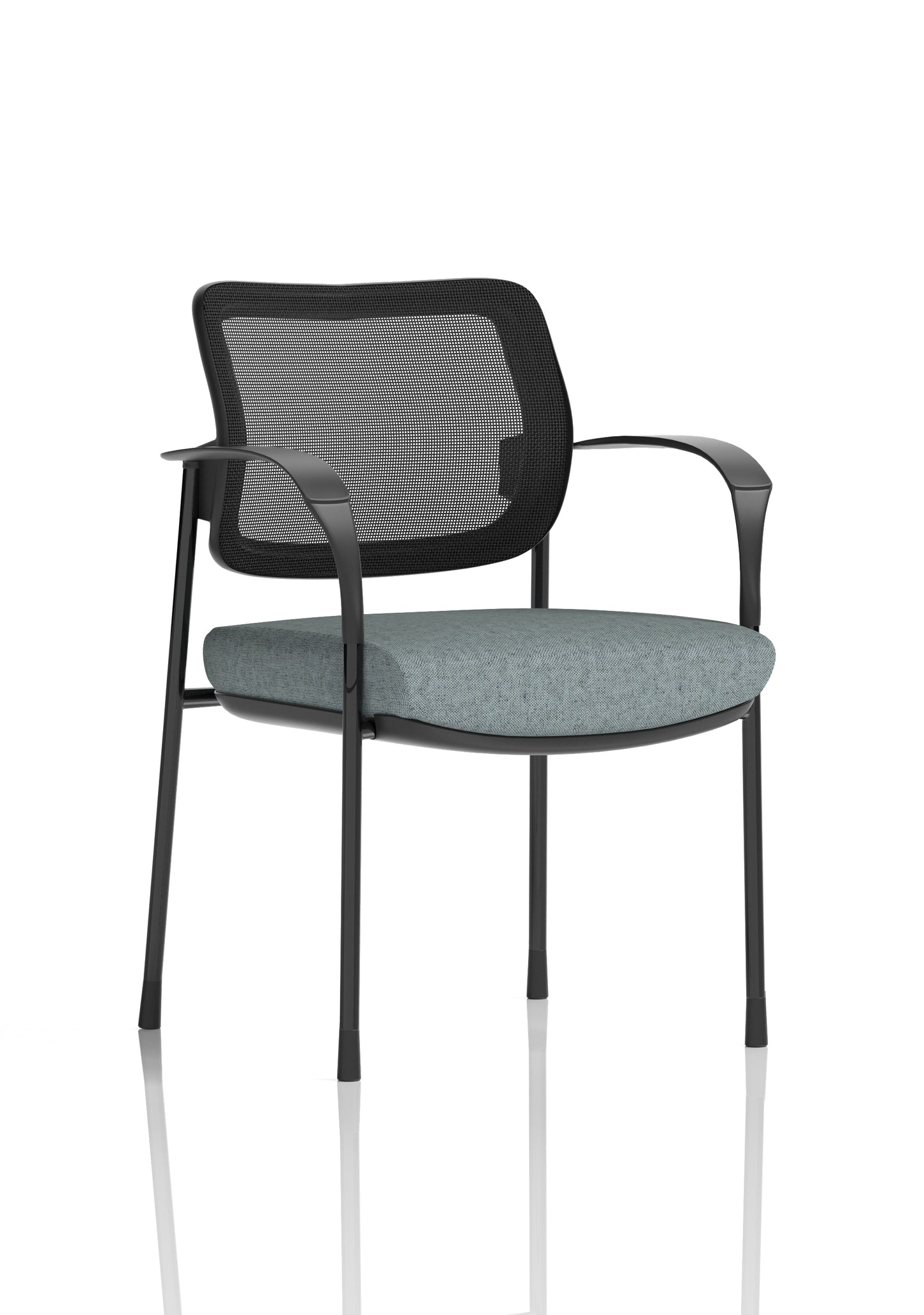 Brunswick Deluxe Medium Back Stacking Visitor Office Chair with Arms (Part 1)