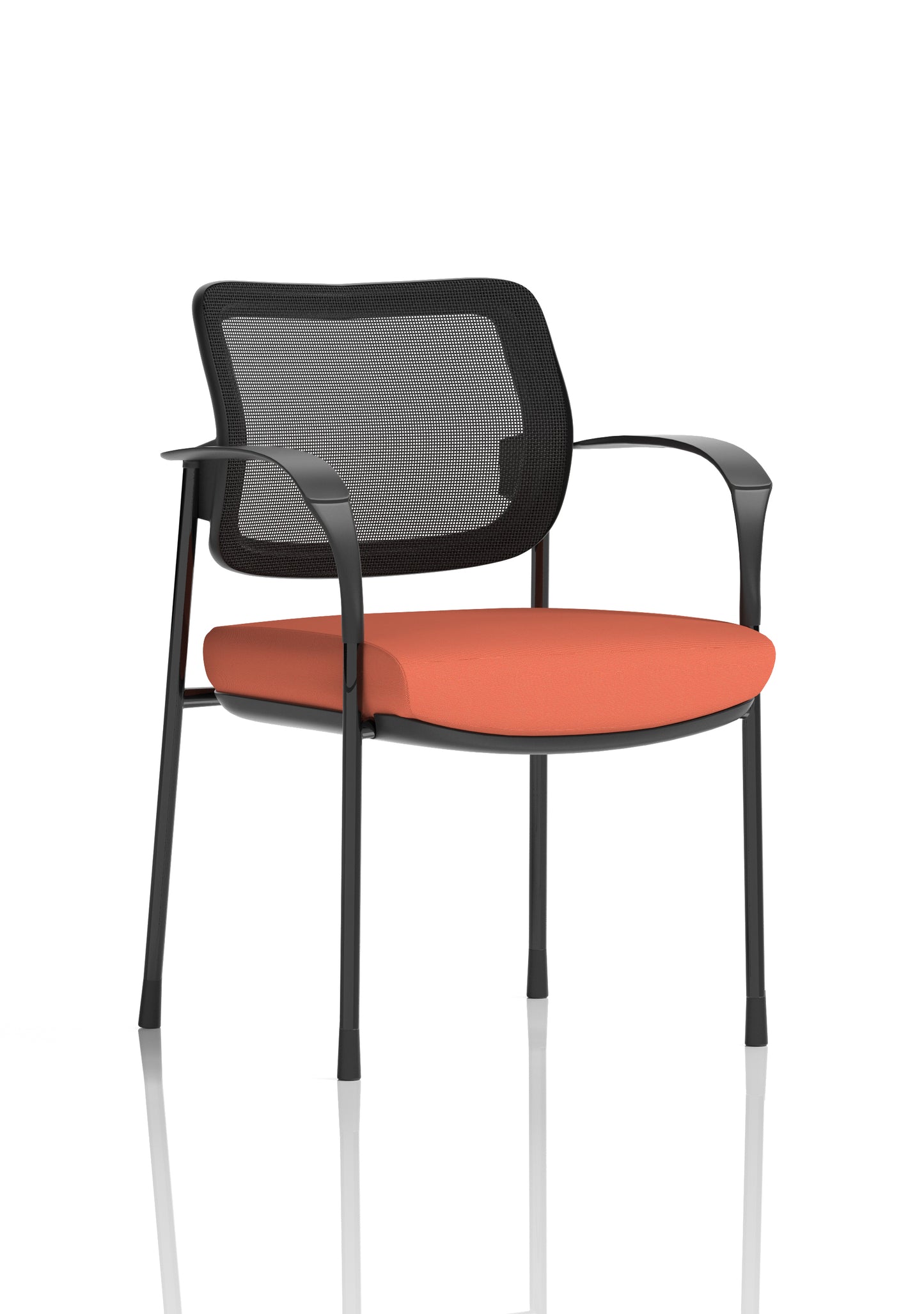 Brunswick Deluxe Medium Back Stacking Visitor Office Chair with Arms (Part 1)
