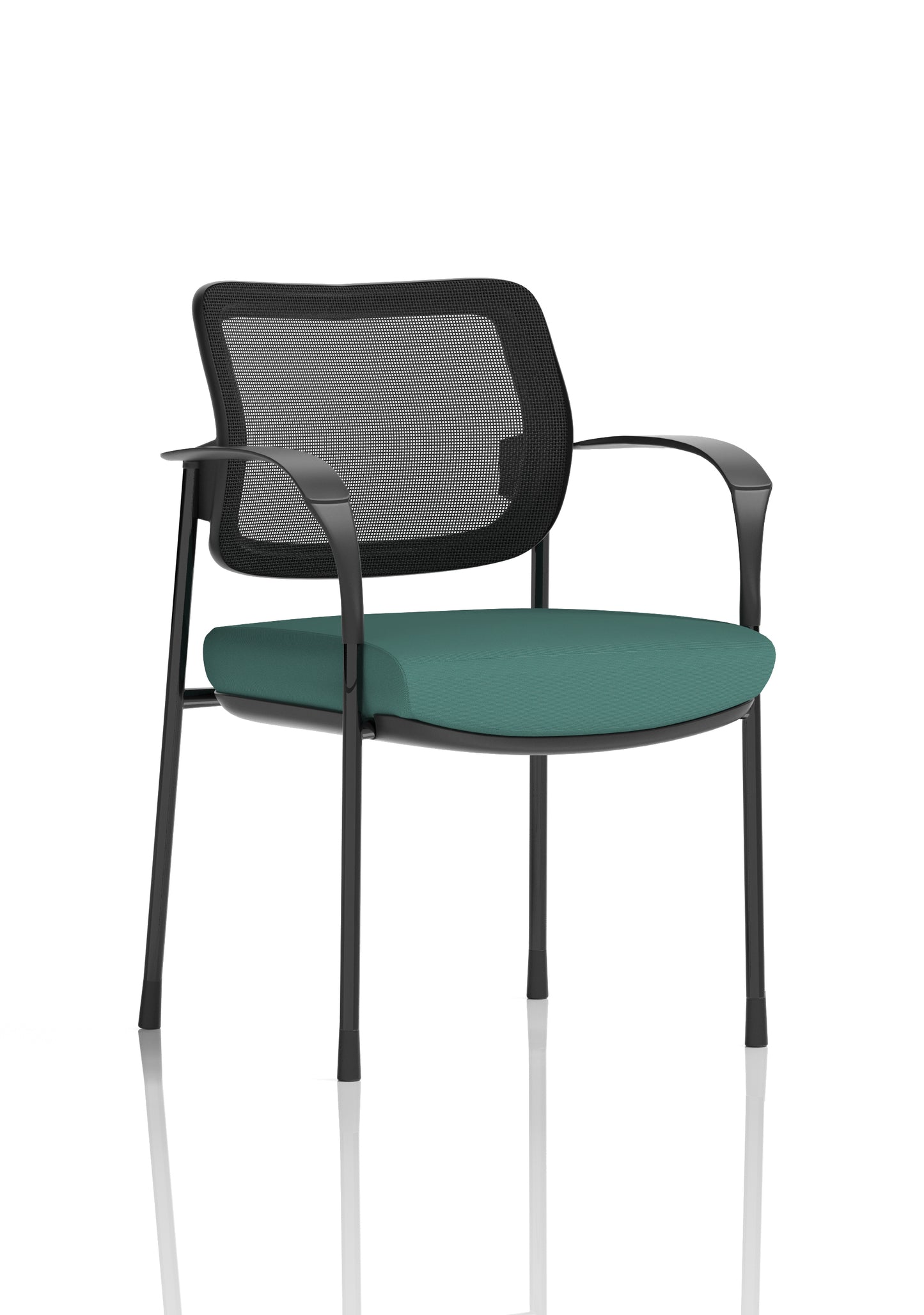 Brunswick Deluxe Medium Back Stacking Visitor Office Chair with Arms (Part 1)