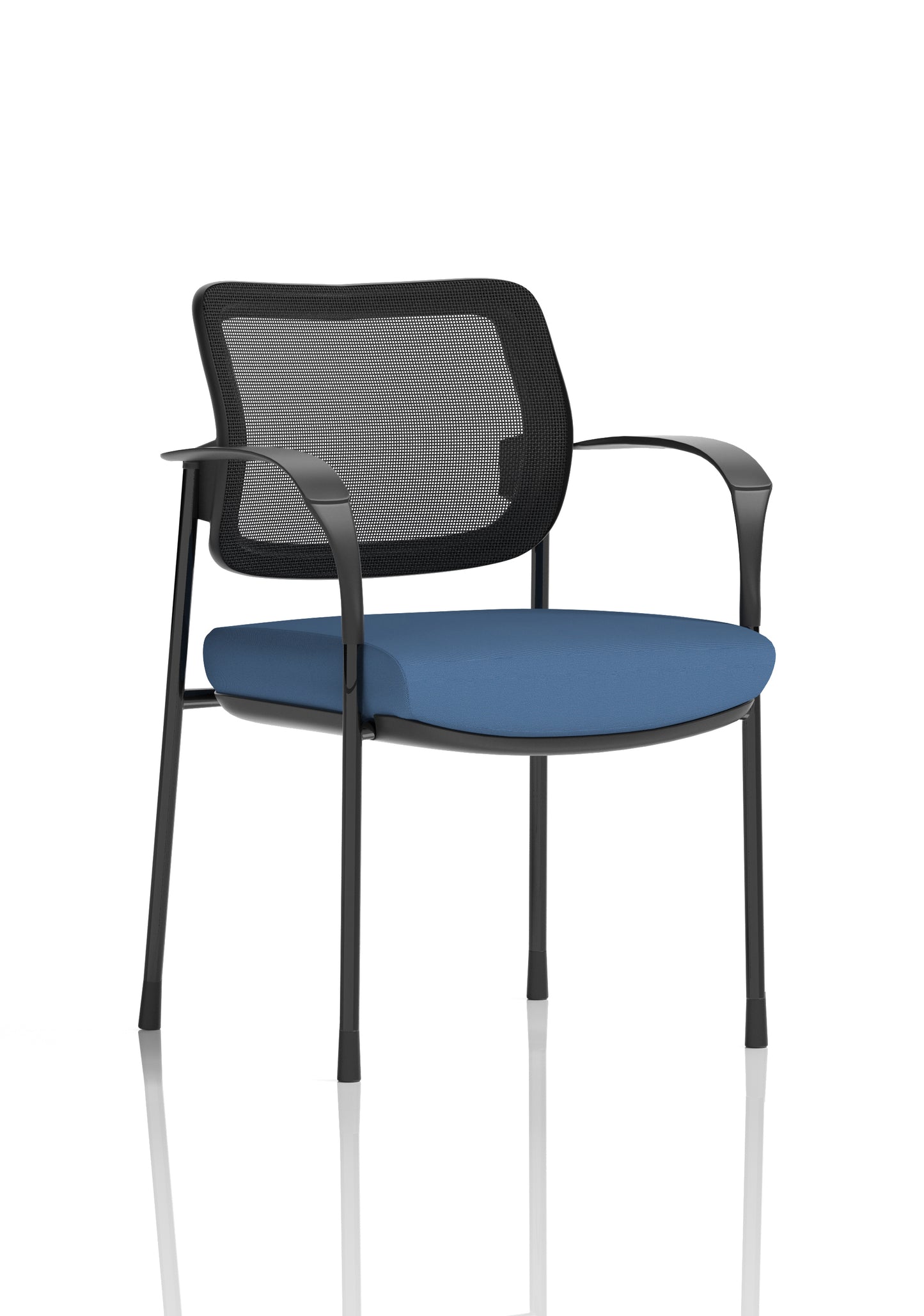Brunswick Deluxe Medium Back Stacking Visitor Office Chair with Arms (Part 1)