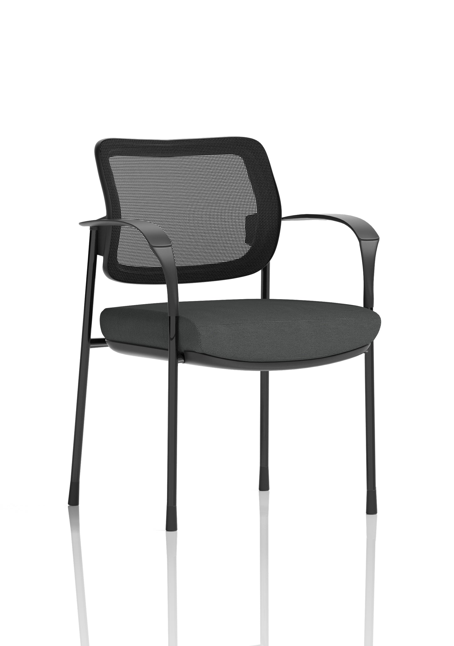 Brunswick Deluxe Medium Back Stacking Visitor Office Chair with Arms (Part 1)
