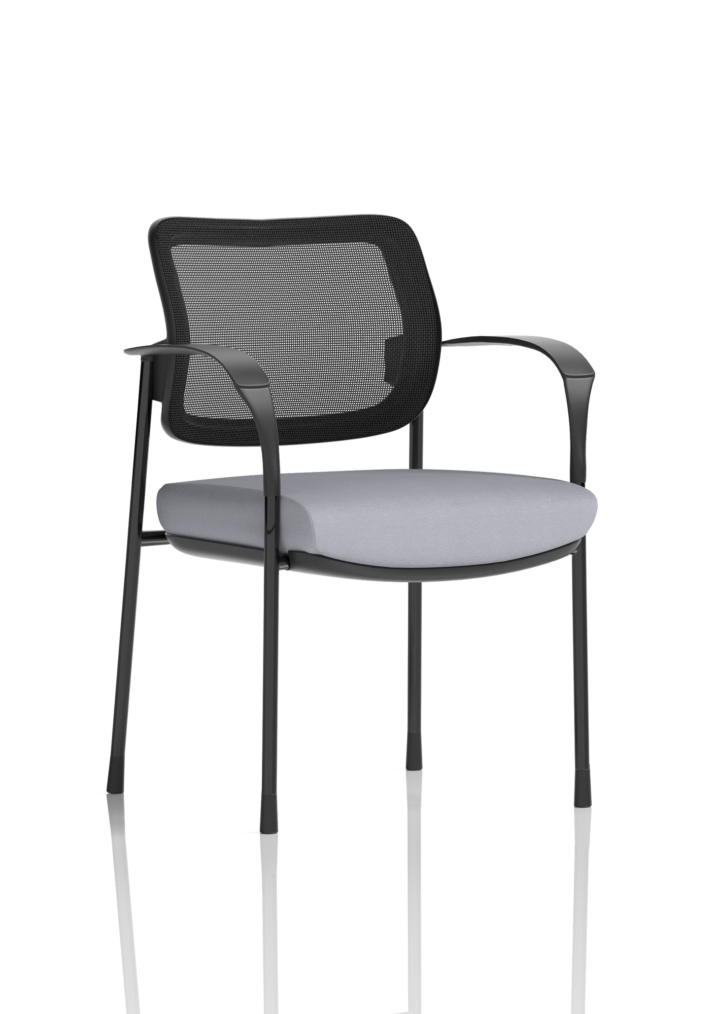Brunswick Deluxe Medium Back Stacking Visitor Office Chair with Arms (Part 1)
