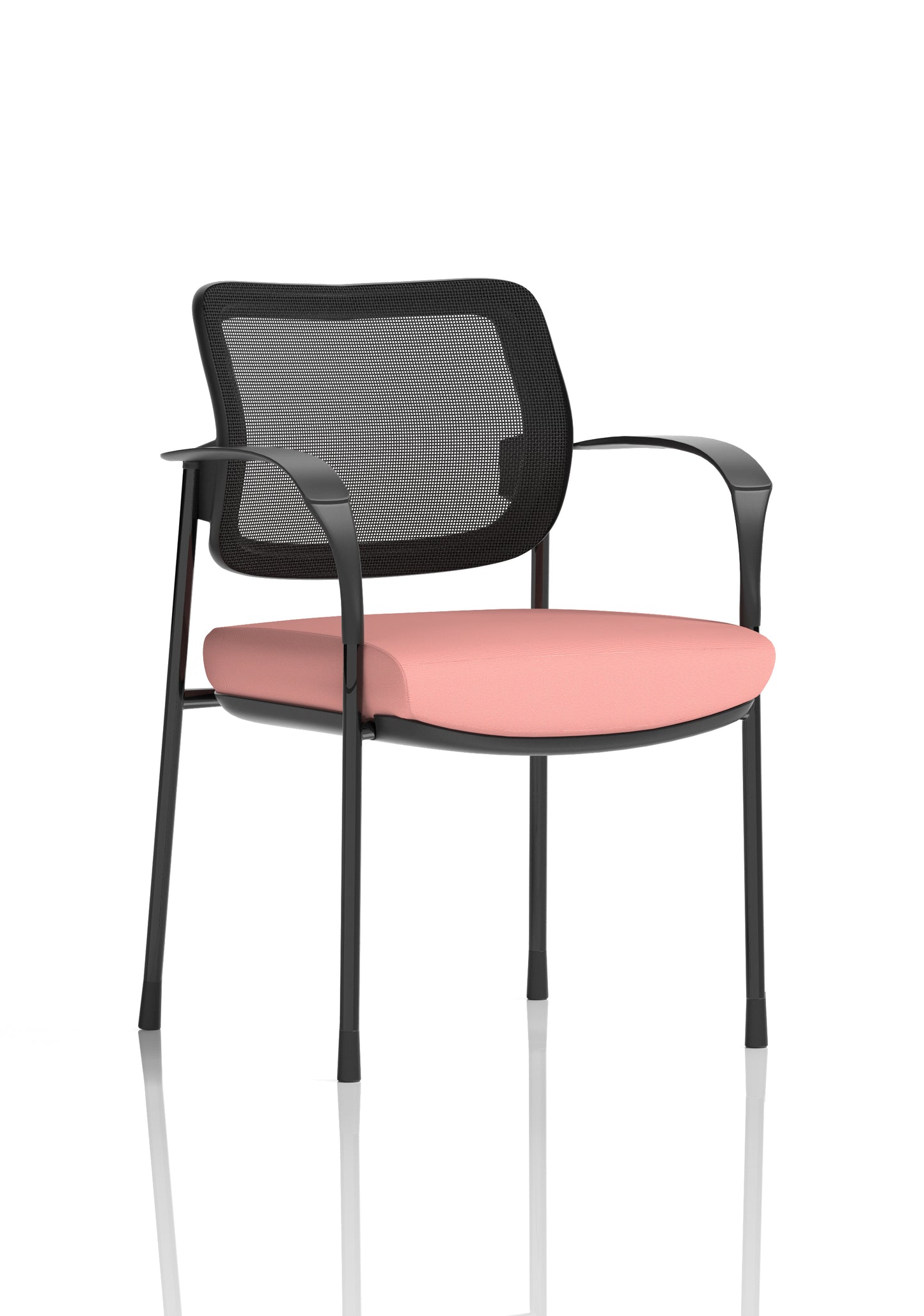 Brunswick Deluxe Medium Back Stacking Visitor Office Chair with Arms (Part 1)
