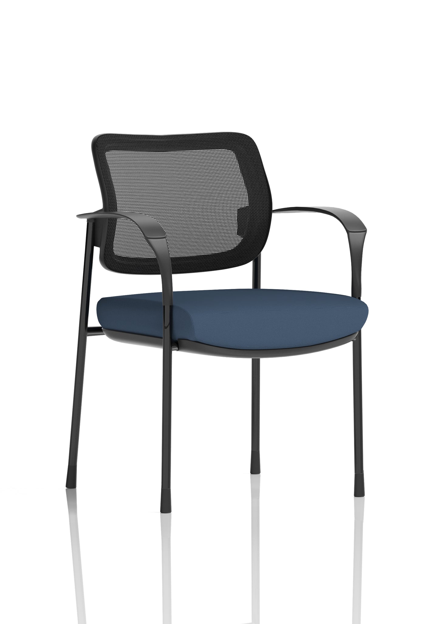Brunswick Deluxe Medium Back Stacking Visitor Office Chair with Arms (Part 1)