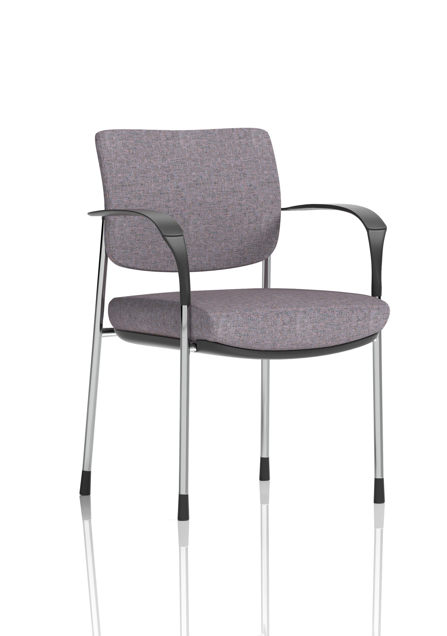 Brunswick Deluxe Medium Back Stacking Visitor Office Chair with Arms (Part 1)