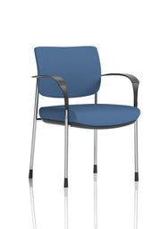 Brunswick Deluxe Medium Back Stacking Visitor Office Chair with Arms (Part 2)