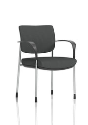 Brunswick Deluxe Medium Back Stacking Visitor Office Chair with Arms (Part 2)