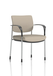 Brunswick Deluxe Medium Back Stacking Visitor Office Chair with Arms (Part 2)