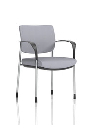 Brunswick Deluxe Medium Back Stacking Visitor Office Chair with Arms (Part 2)