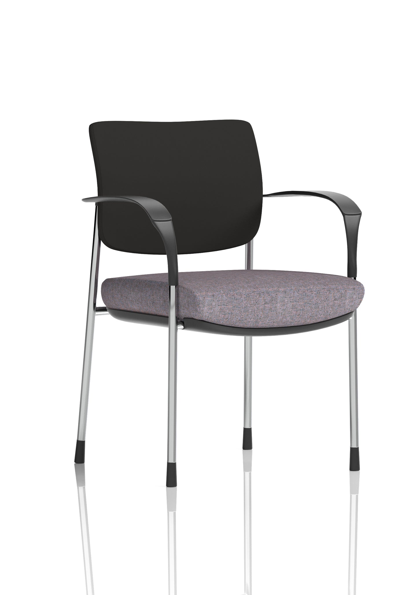 Brunswick Deluxe Medium Back Stacking Visitor Office Chair with Arms (Part 1)