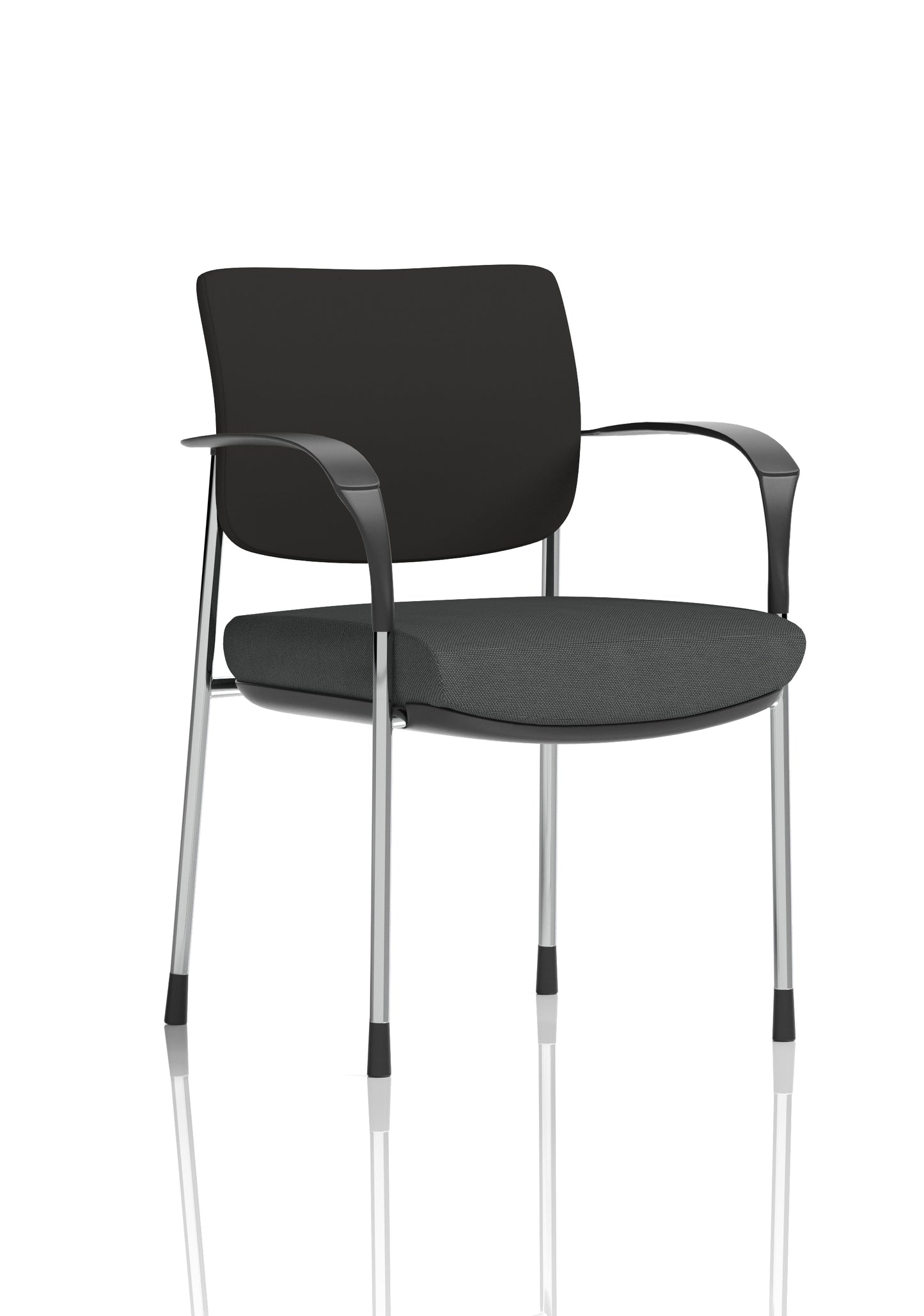 Brunswick Deluxe Medium Back Stacking Visitor Office Chair with Arms (Part 2)