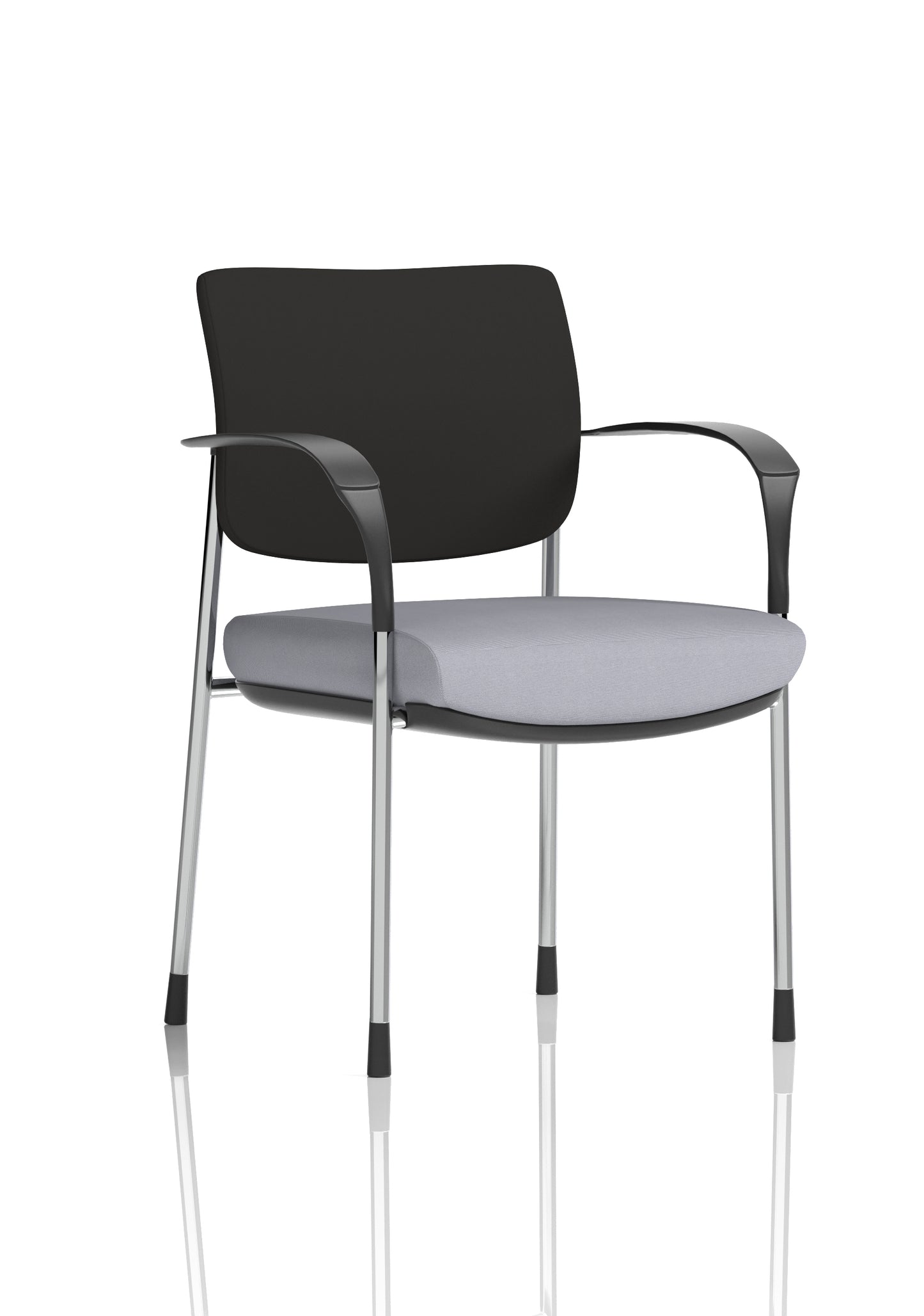 Brunswick Deluxe Medium Back Stacking Visitor Office Chair with Arms (Part 2)