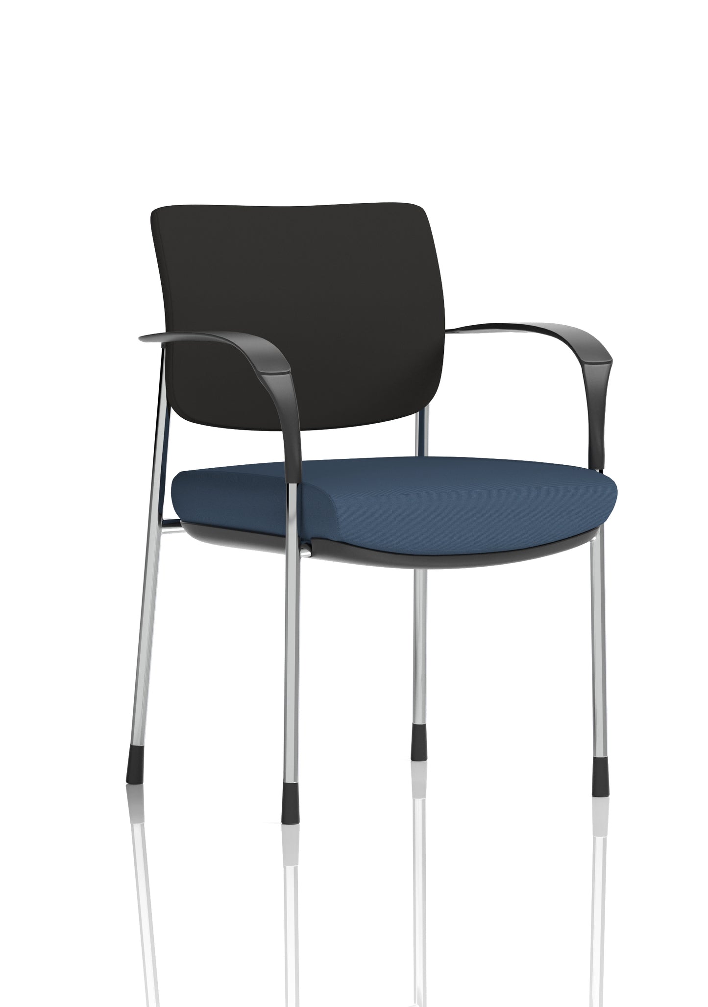 Brunswick Deluxe Medium Back Stacking Visitor Office Chair with Arms (Part 2)