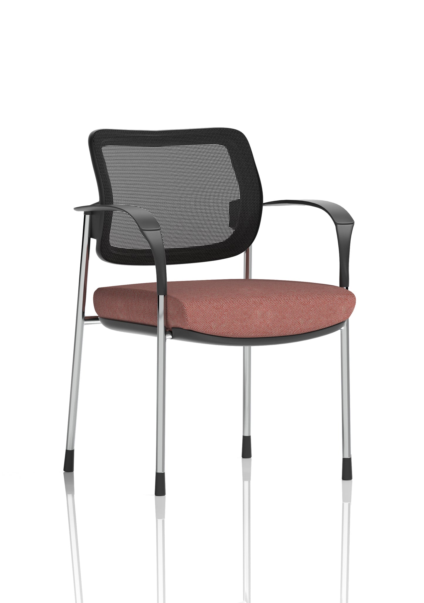 Brunswick Deluxe Medium Back Stacking Visitor Office Chair with Arms (Part 1)