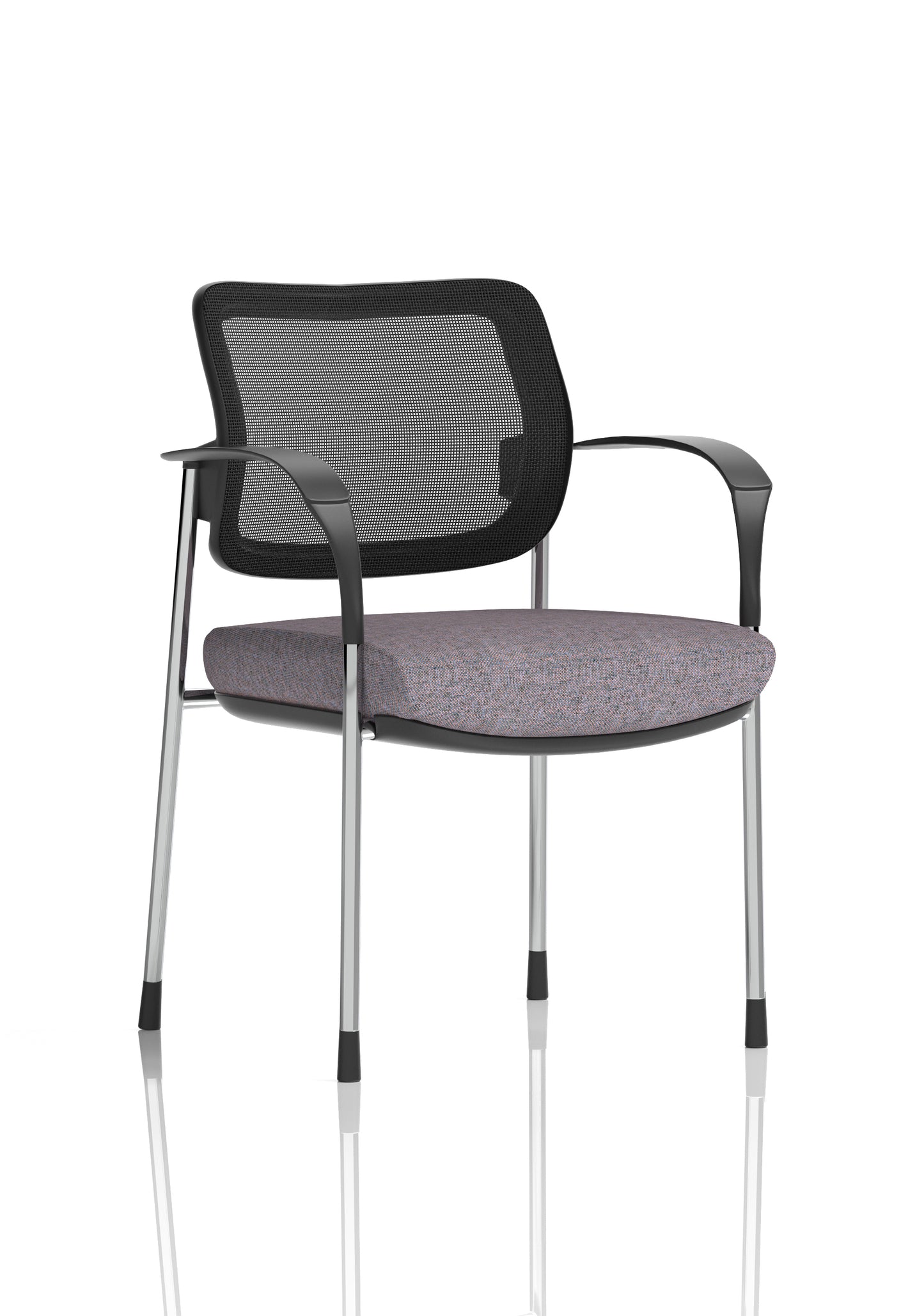 Brunswick Deluxe Medium Back Stacking Visitor Office Chair with Arms (Part 1)