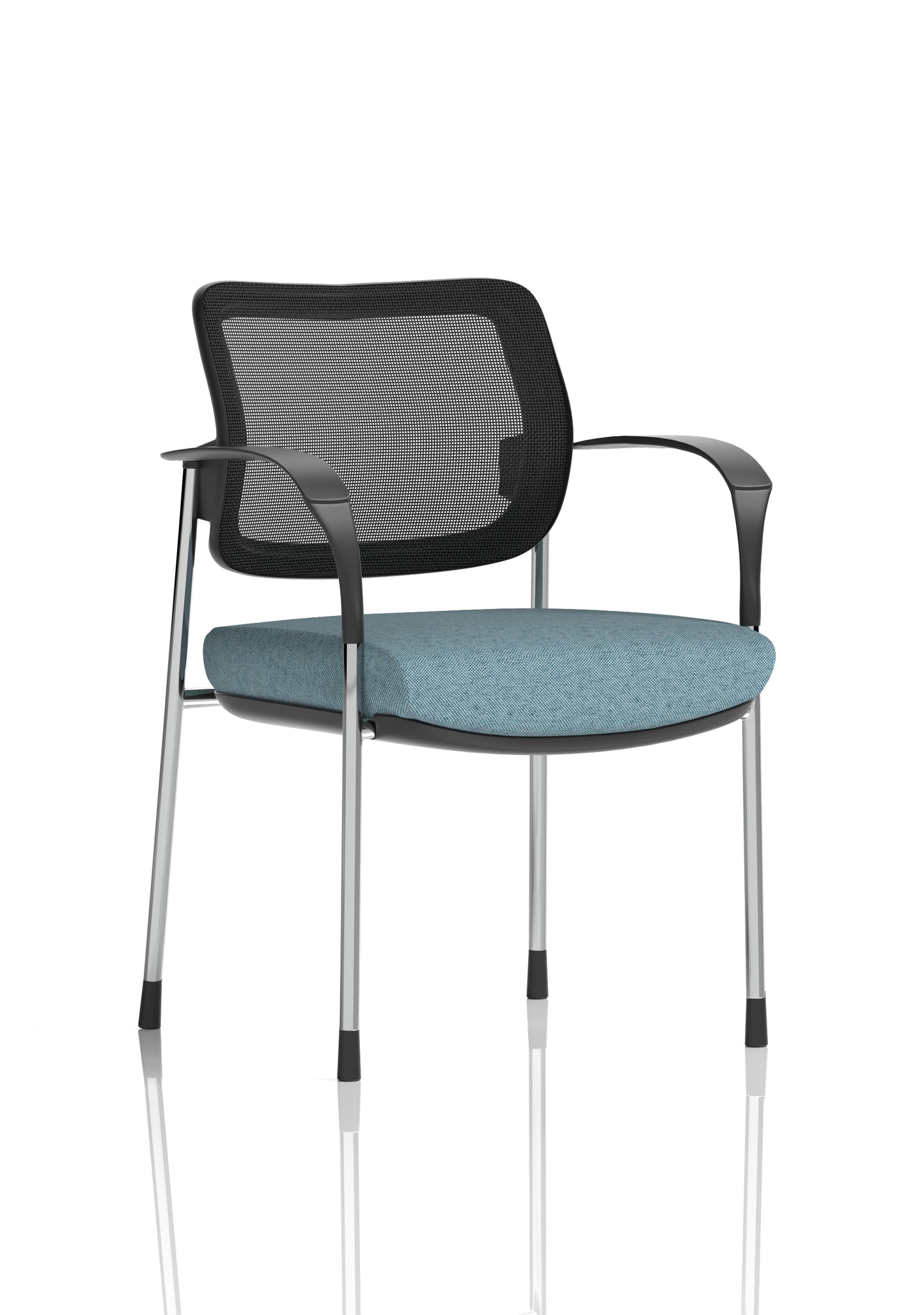 Brunswick Deluxe Medium Back Stacking Visitor Office Chair with Arms (Part 1)