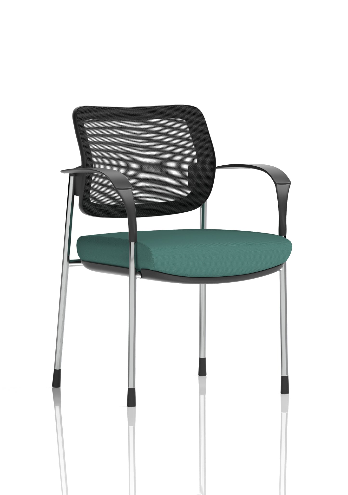 Brunswick Deluxe Medium Back Stacking Visitor Office Chair with Arms (Part 2)
