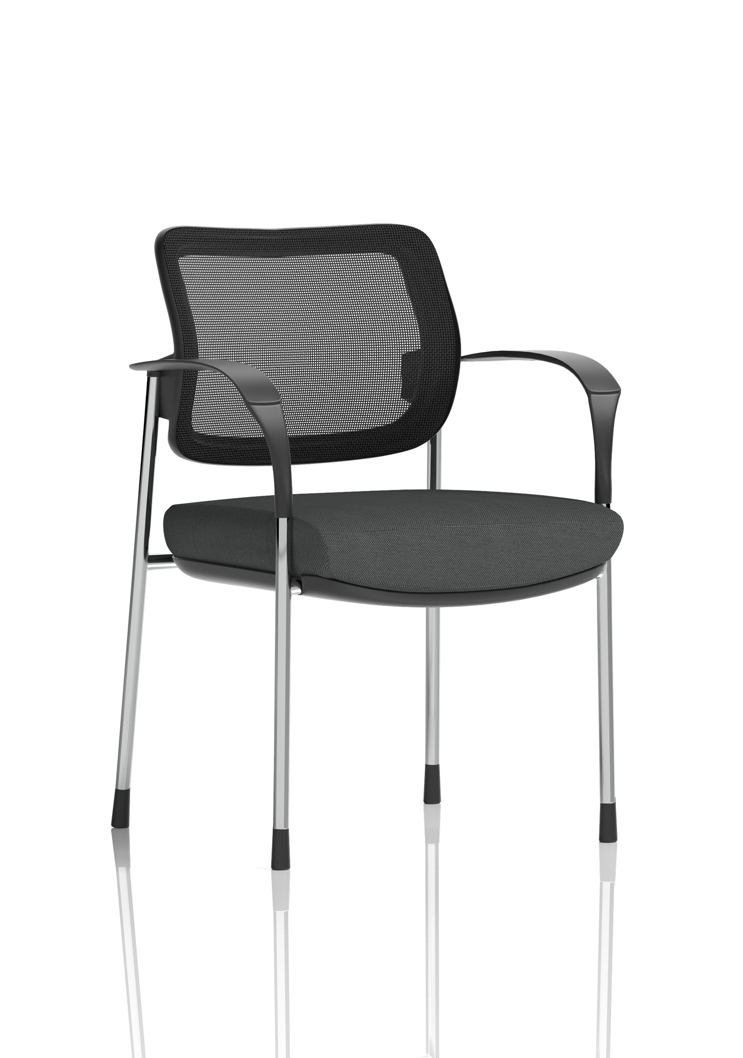 Brunswick Deluxe Medium Back Stacking Visitor Office Chair with Arms (Part 2)