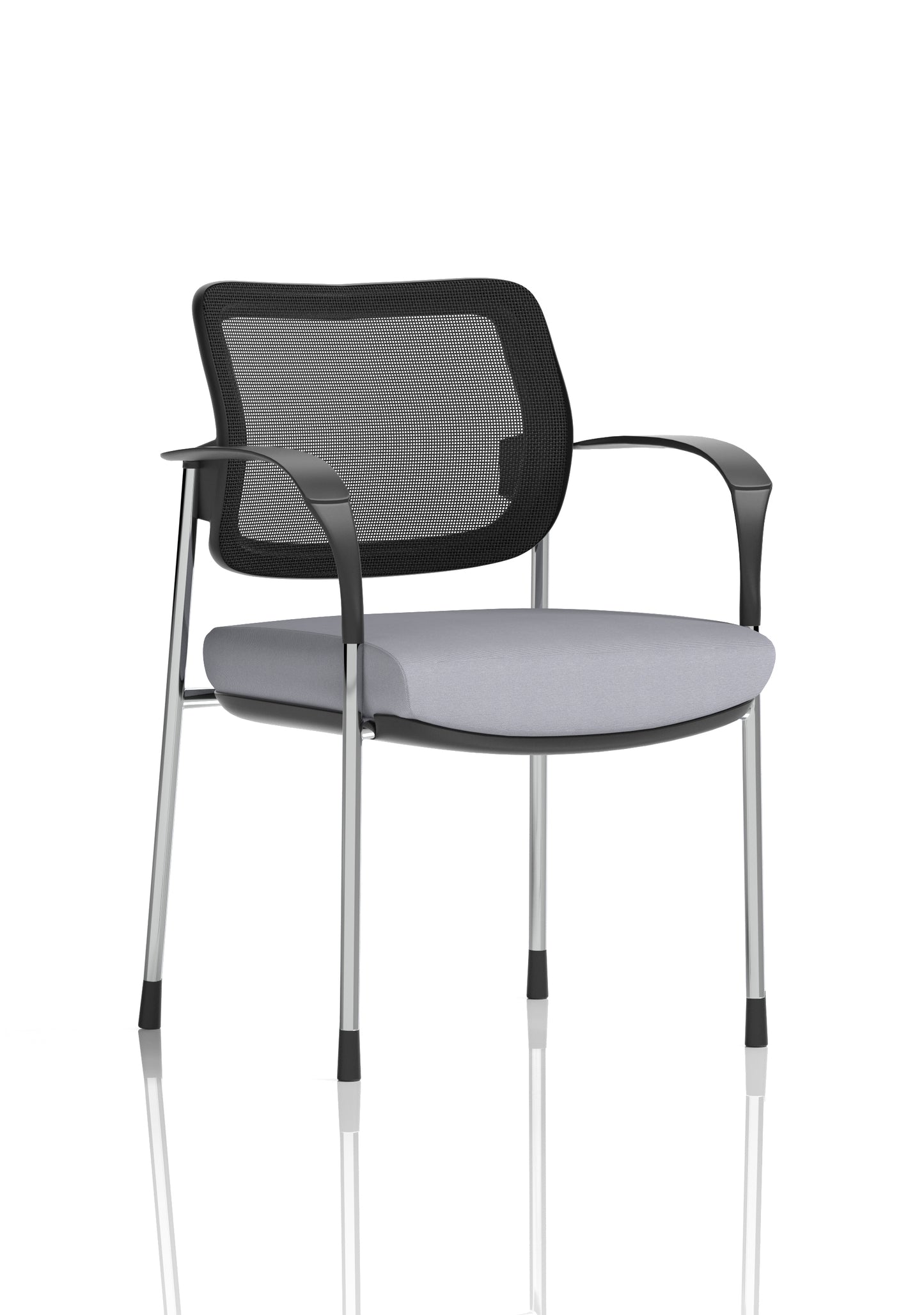 Brunswick Deluxe Medium Back Stacking Visitor Office Chair with Arms (Part 2)