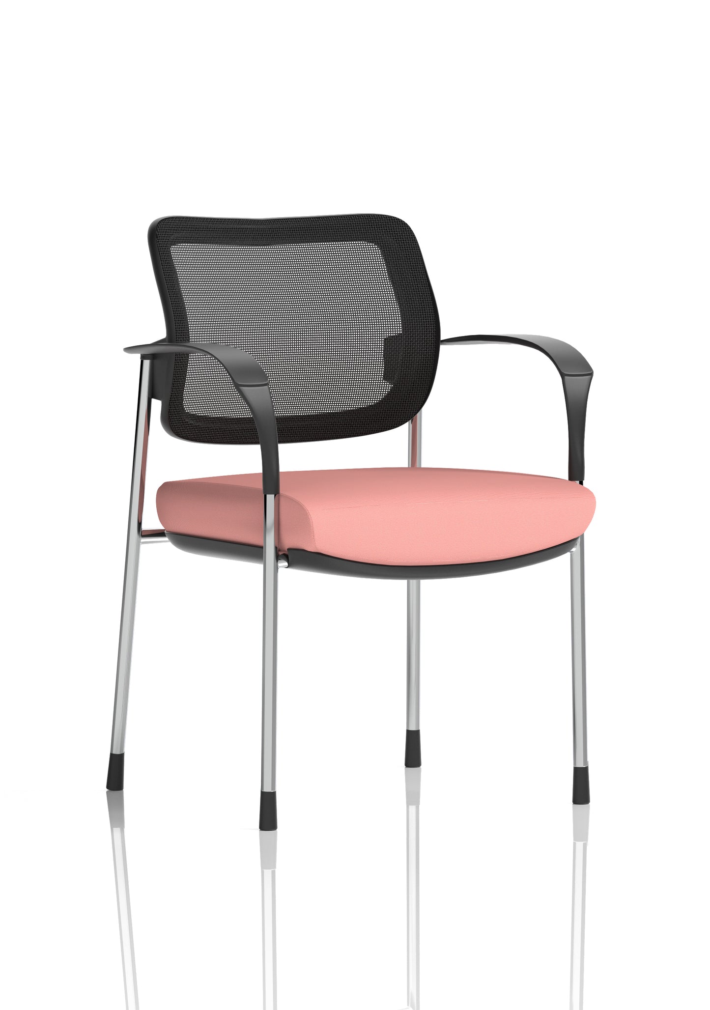 Brunswick Deluxe Medium Back Stacking Visitor Office Chair with Arms (Part 2)