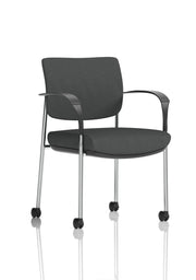 Brunswick Deluxe Medium Back Visitor Office Chair with Arms with Castors (Part 2)