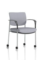 Brunswick Deluxe Medium Back Visitor Office Chair with Arms with Castors (Part 2)