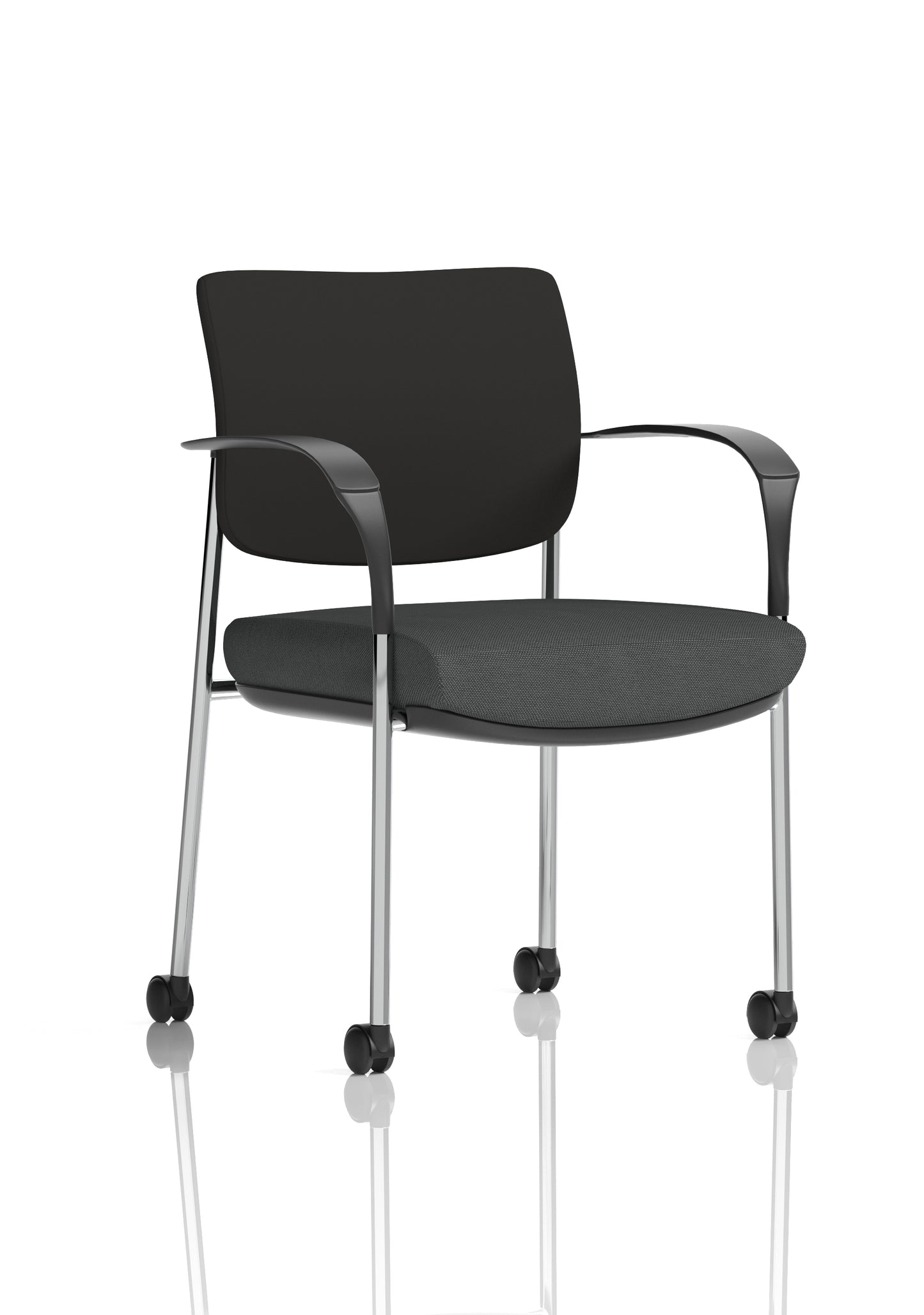 Brunswick Deluxe Medium Back Visitor Office Chair with Arms with Castors (Part 2)