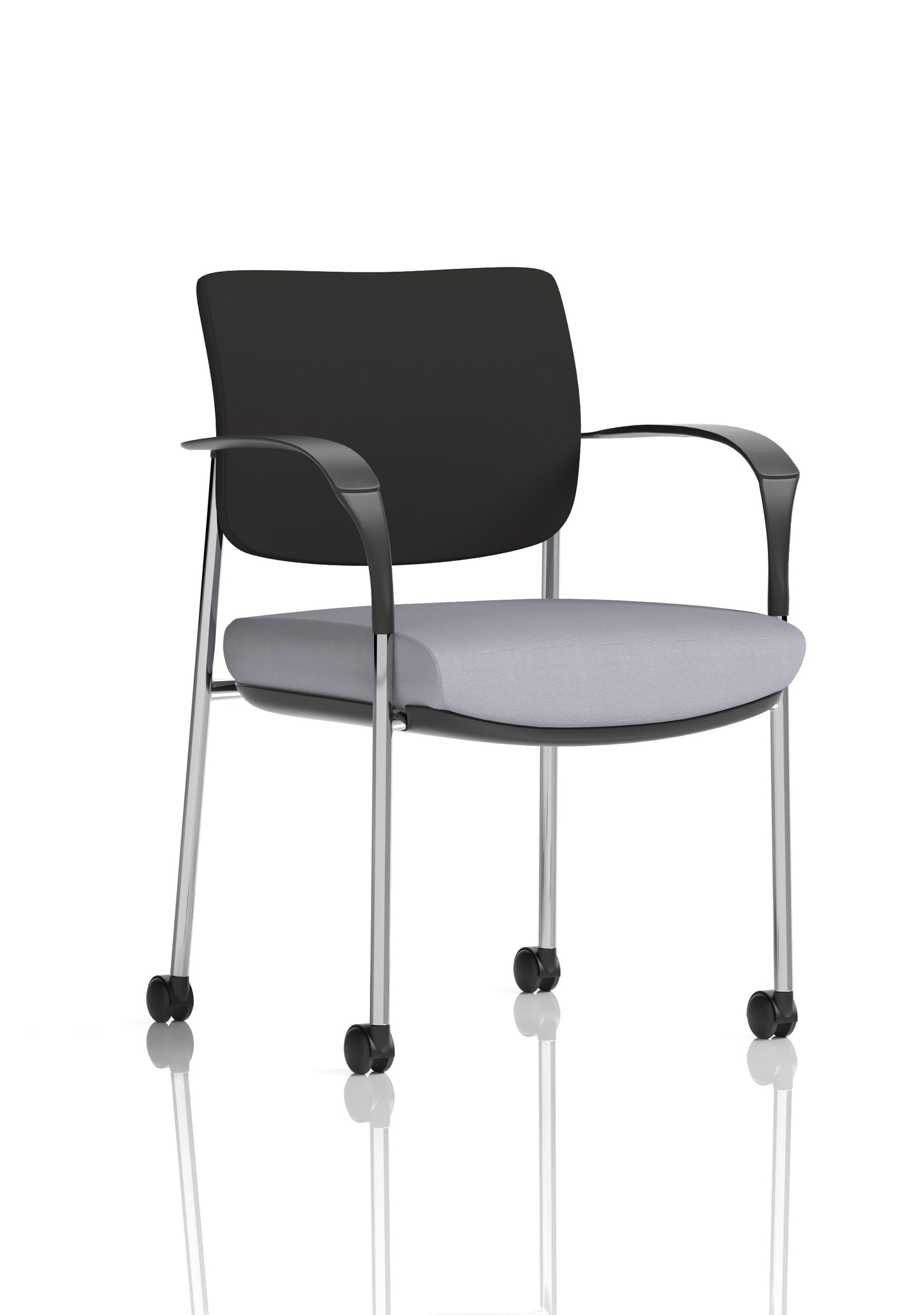 Brunswick Deluxe Medium Back Visitor Office Chair with Arms with Castors (Part 2)