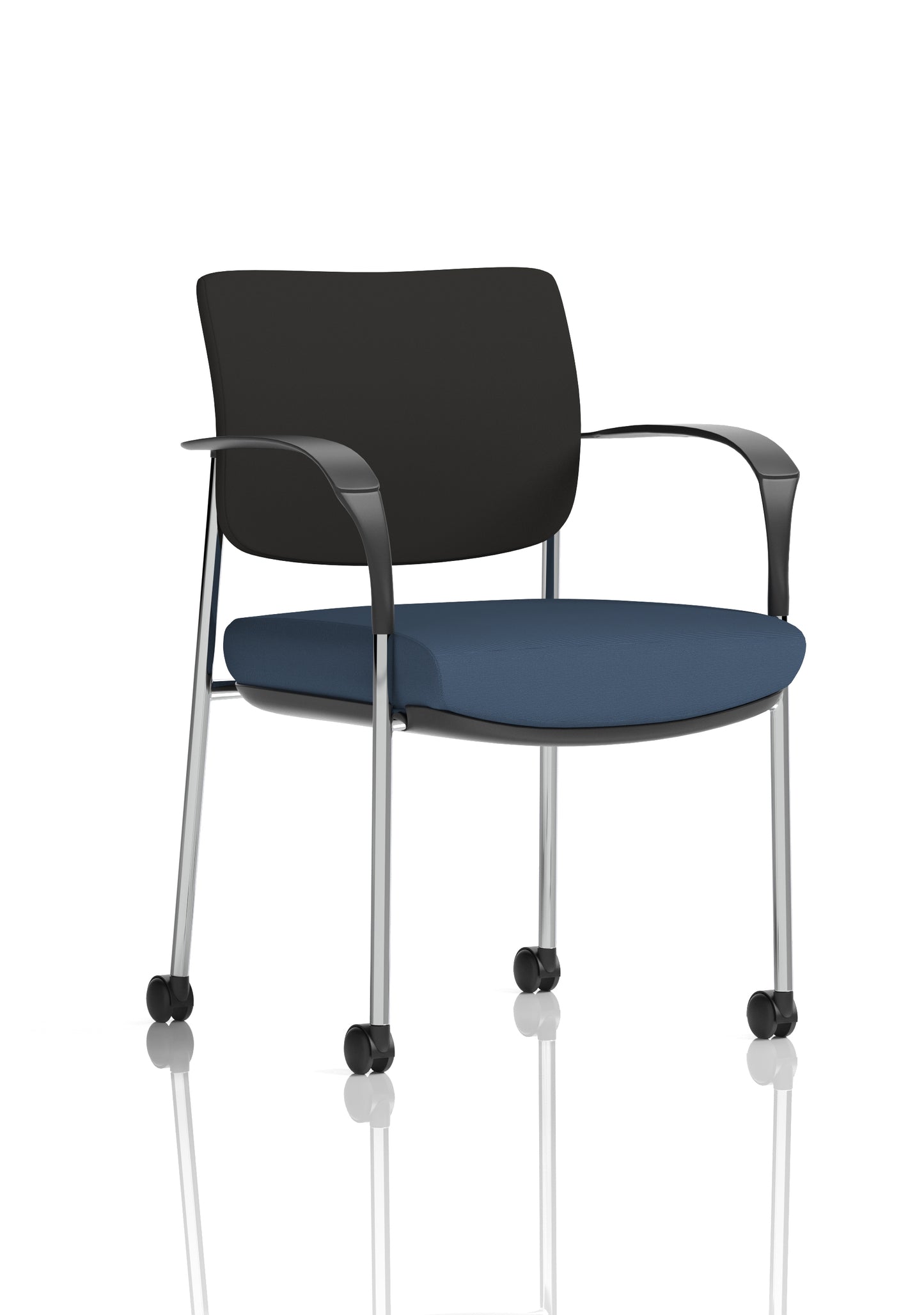 Brunswick Deluxe Medium Back Visitor Office Chair with Arms with Castors (Part 2)