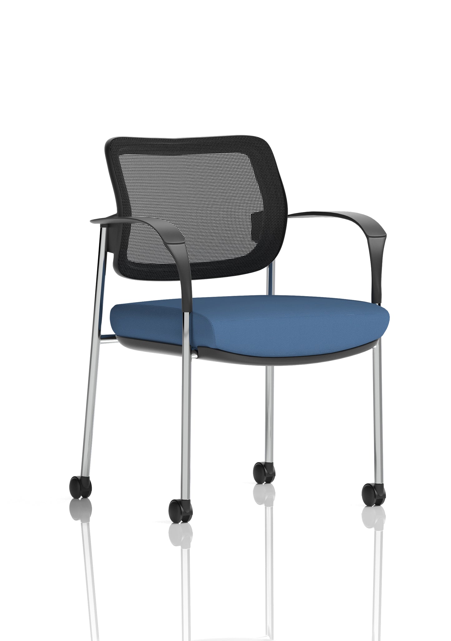 Brunswick Deluxe Medium Back Visitor Office Chair with Arms with Castors (Part 2)