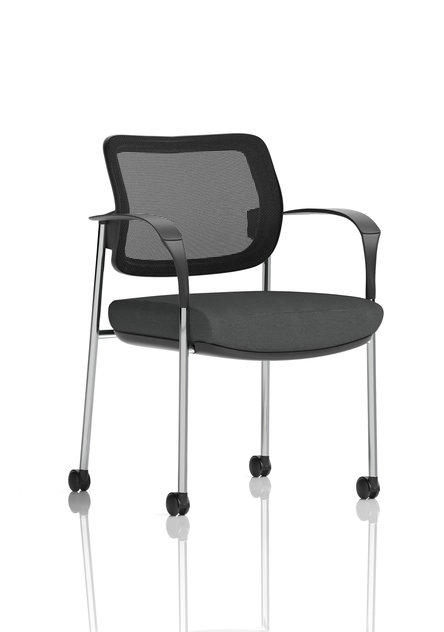 Brunswick Deluxe Medium Back Visitor Office Chair with Arms with Castors (Part 2)