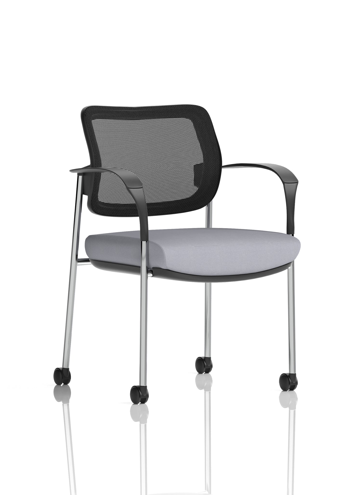 Brunswick Deluxe Medium Back Visitor Office Chair with Arms with Castors (Part 2)