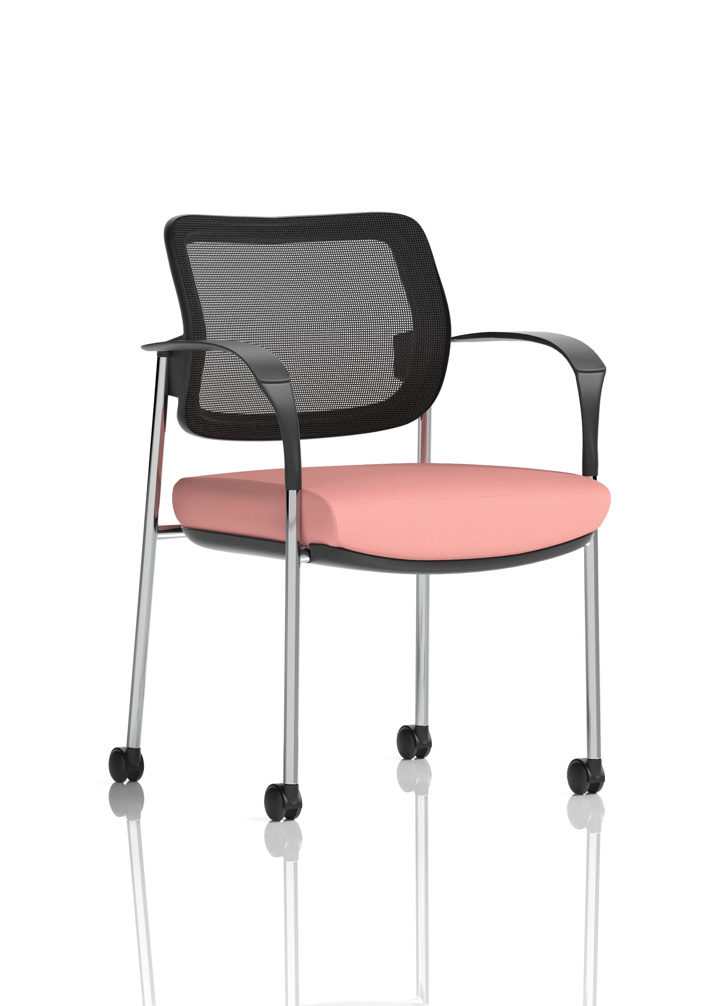 Brunswick Deluxe Medium Back Visitor Office Chair with Arms with Castors (Part 2)