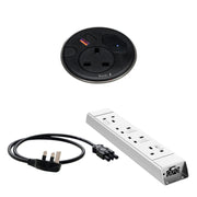 Malmo In Desk Grommet Power Bundle