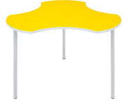 Metalliform Connect Shaped Table - 940 x 890mm