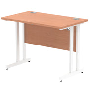Impulse 1000mm Slimline Desk Cantilever Leg