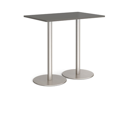 Monza rectangular poseur table with round bases - MPR1200-BS-OG