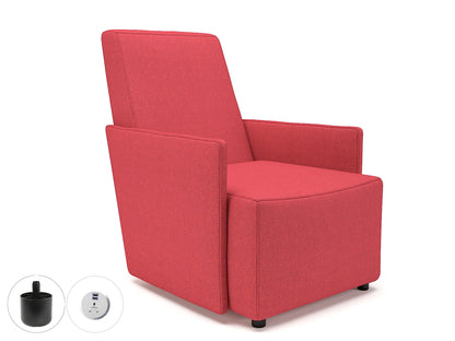 Pella 69cm Wide Armchair in Camira Era Fabric with Socket