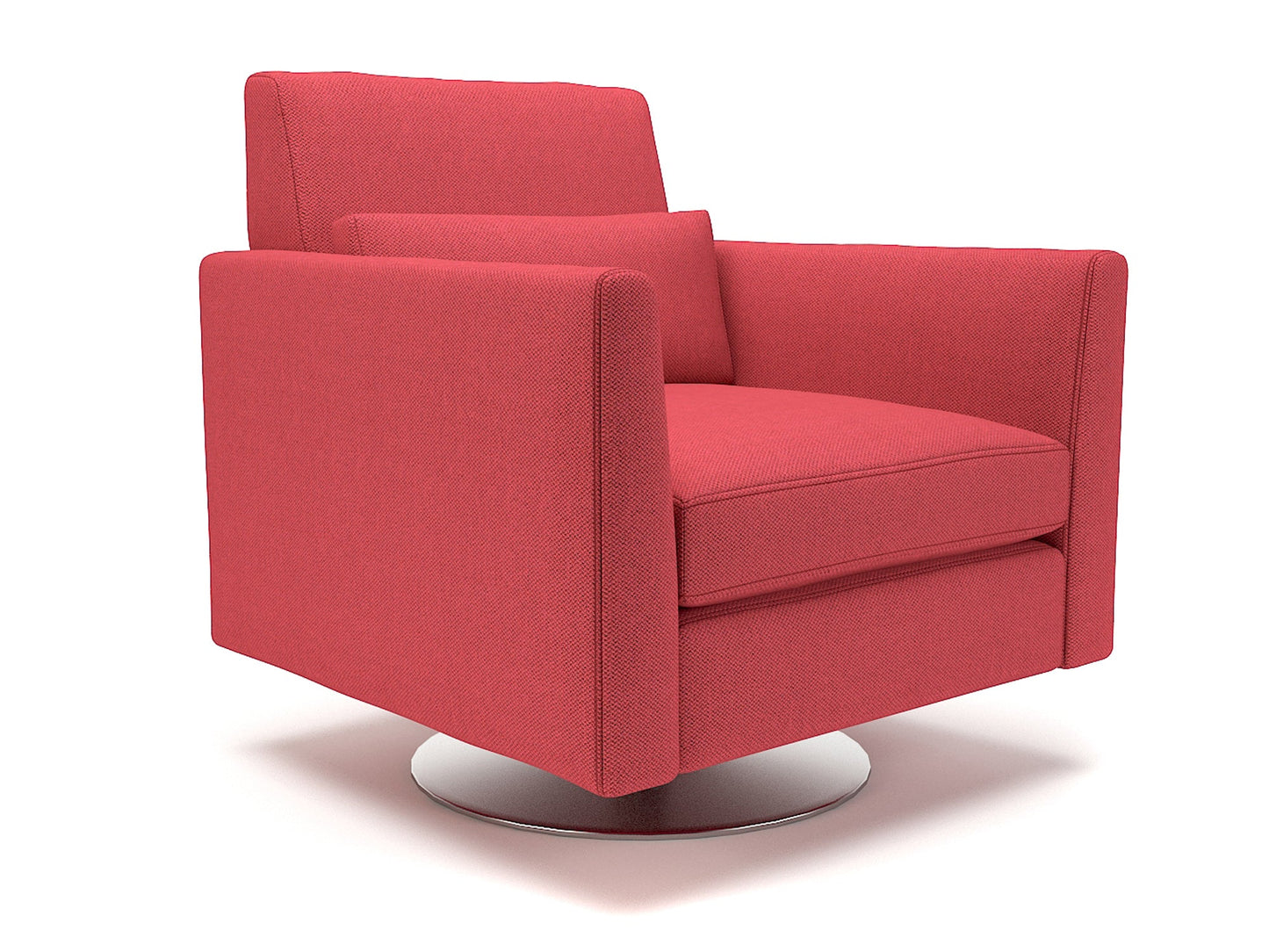 Roselle 90cm Wide Swivel Armchair in Camira Era Fabric