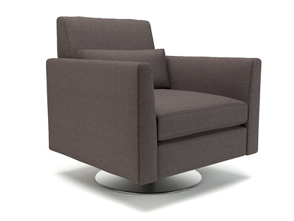 Roselle 90cm Wide Swivel Armchair in Camira Era Fabric