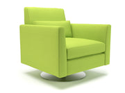 Roselle 90cm Wide Swivel Armchair in Camira Era Fabric