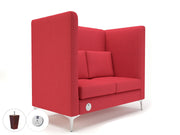 Altus - Wide Privacy Booth in Camira Era Fabric with or without sockets