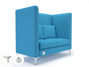 Altus - Wide Privacy Booth in Camira Era Fabric with or without sockets