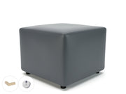 Crofton 62cm Square in Cristina Marrone Ultima Faux Leather with Socket