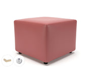 Crofton 62cm Square in Cristina Marrone Ultima Faux Leather with Socket