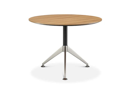 Nero Executive Boardroom Table – Walnut & Anthracite with Brushed Metal Comms Box