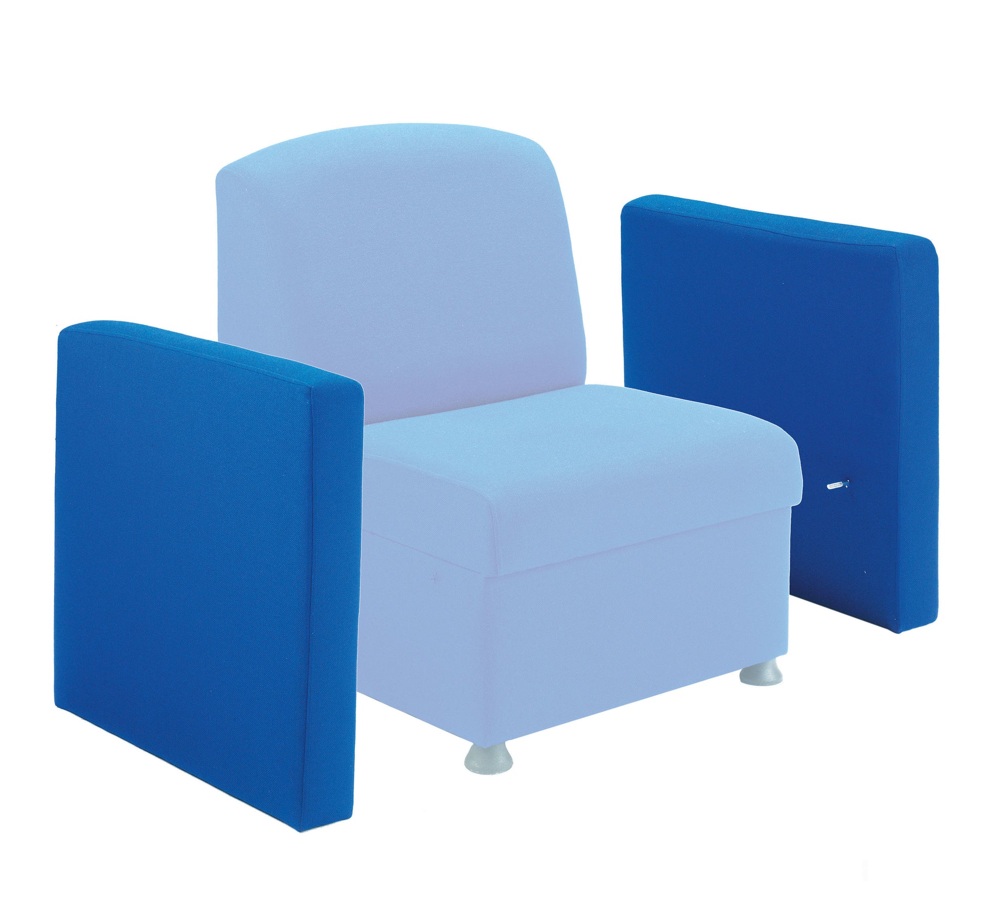 Glacier Reception Chair Arm|Royal Blue